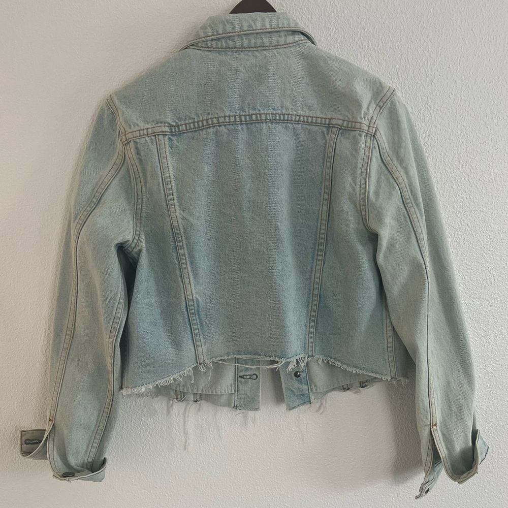 Grlfrnd Denim Cara Jacket in Down To You S - Picture 4 of 4